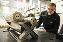 Comprobación de un pistón rotativo Omega en Gera