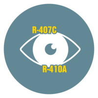 Verifique cuál es el agente frigorífico que usa su secador frigorífico.